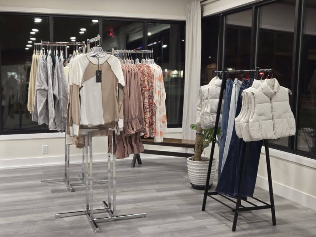clothing racks